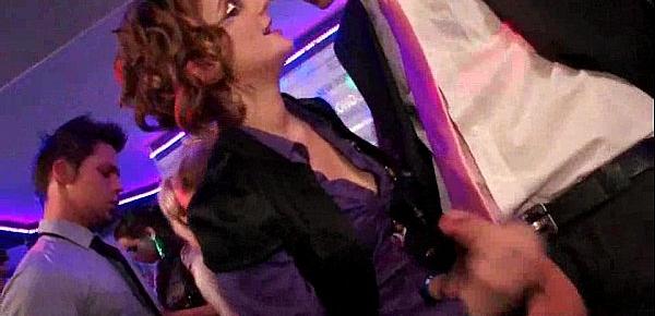  Hot dancing orgy in the VIP club